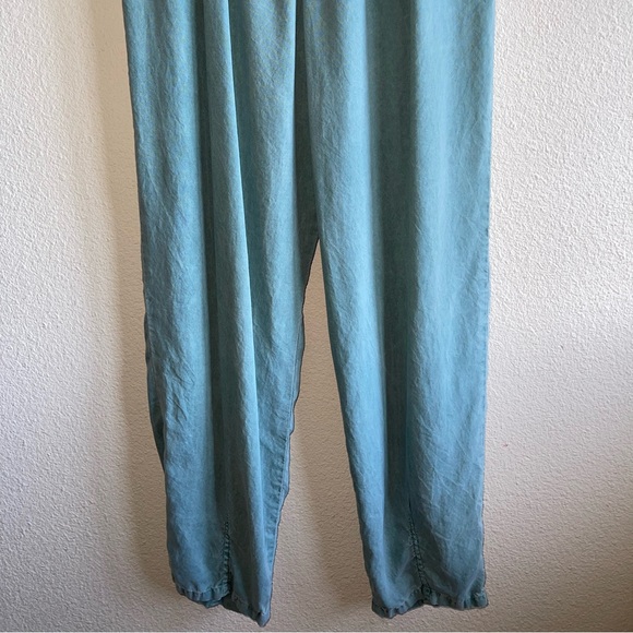 Bella Dahl Vintage Wash Jade Green Pants - Picture 5 of 7